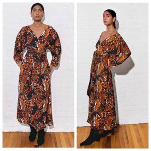 NWT Mara Hoffman Calaia Agnella Wrap Dress S